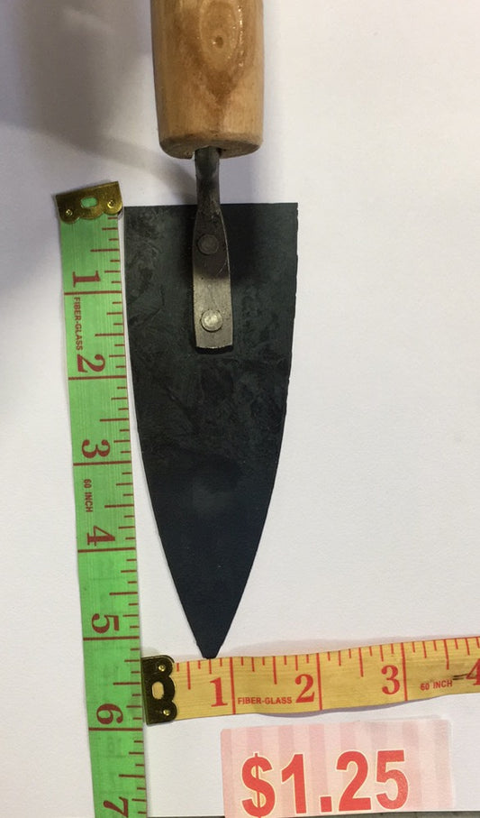 THIN FLAT TROWEL STAINLESS STEEL POINT 5.5"X1.5" $1.45