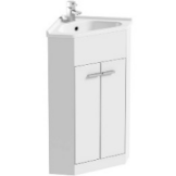 *all in one box* 16" corner vanity combo K1066 MDF Floor standing corner vanity with ceramic basin white 410x410x820mm = 16"x16"x32" $189